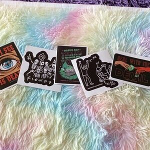 ASSHOLES LIVE FOREVER ALF STICKER 5 pack